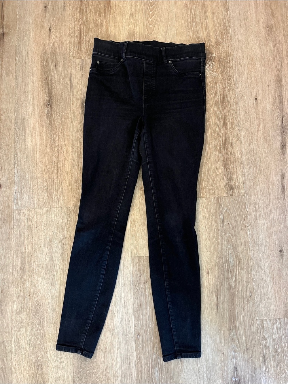SPANX Black Skinny Jeans - High-Rise Stretch